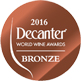 Concours DECANTER 2016 Bronze